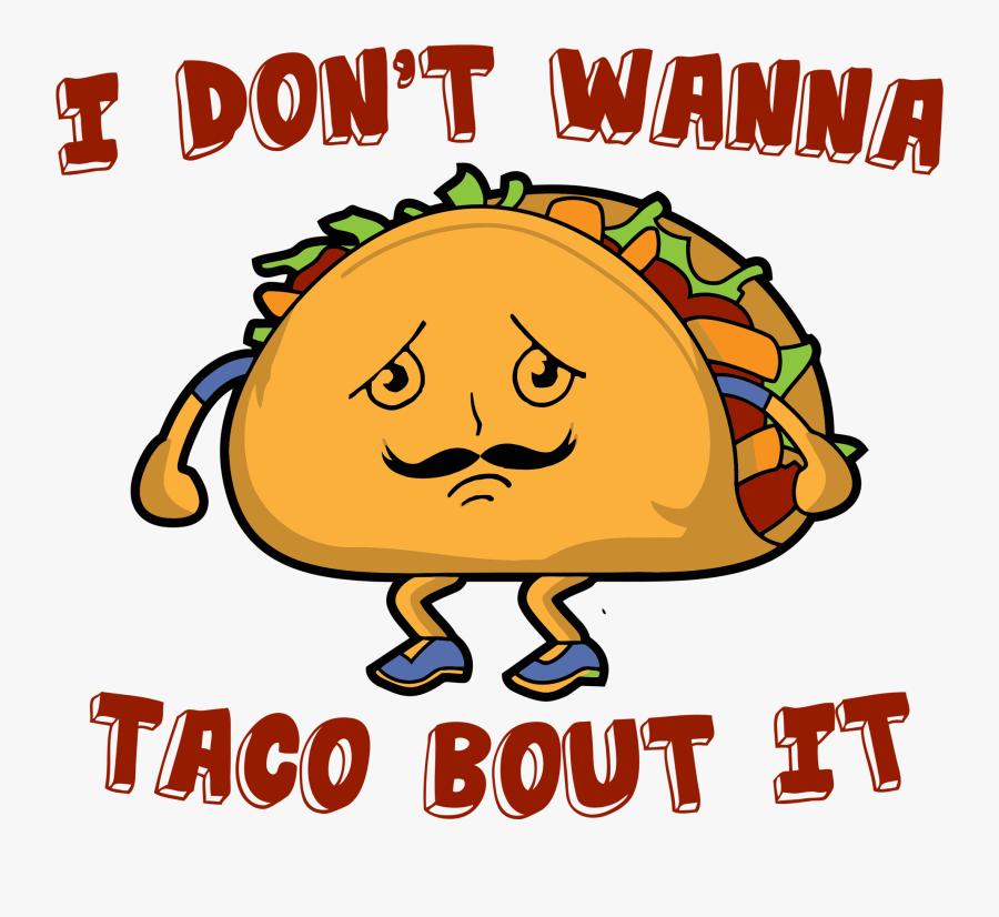 Taco Clipart Fighting - Cartoon Tacos, Transparent Clipart
