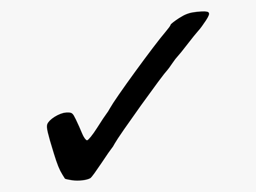 Black Check Mark - Black Check Mark Png, Transparent Clipart