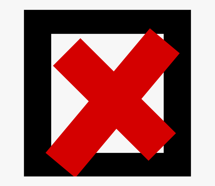 Angle,area,text Red X In Box , Free Transparent Clipart ClipartKey
