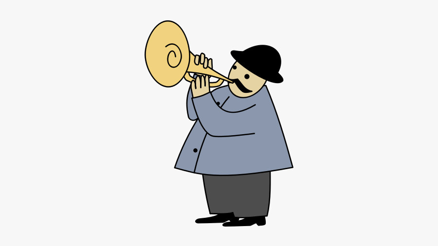 Horner, Bandsman, Band, Man, Music, Orchestra, Trumpet - Trumpeter Clipart, Transparent Clipart