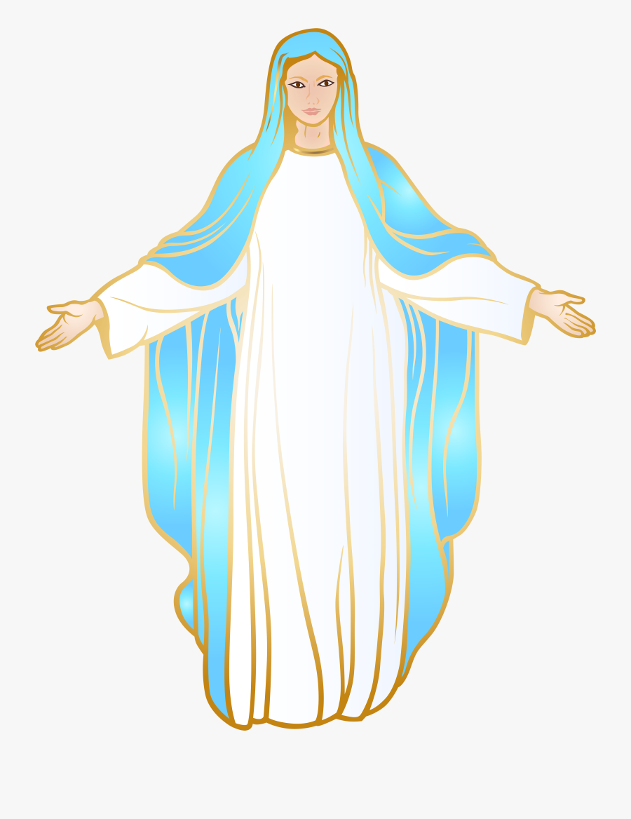 Virgin Mary Png Clip Art - Mother Mary Clipart Png, Transparent Clipart