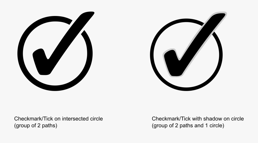 Checkmark Clipart Circle - Circle With A Tick, Transparent Clipart