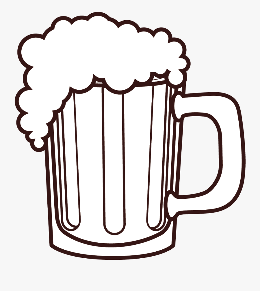 Coffee Cup Pitcher Mug Euclidean Beer Vector Clipart - Vector Beer Mug Clip Art, Transparent Clipart