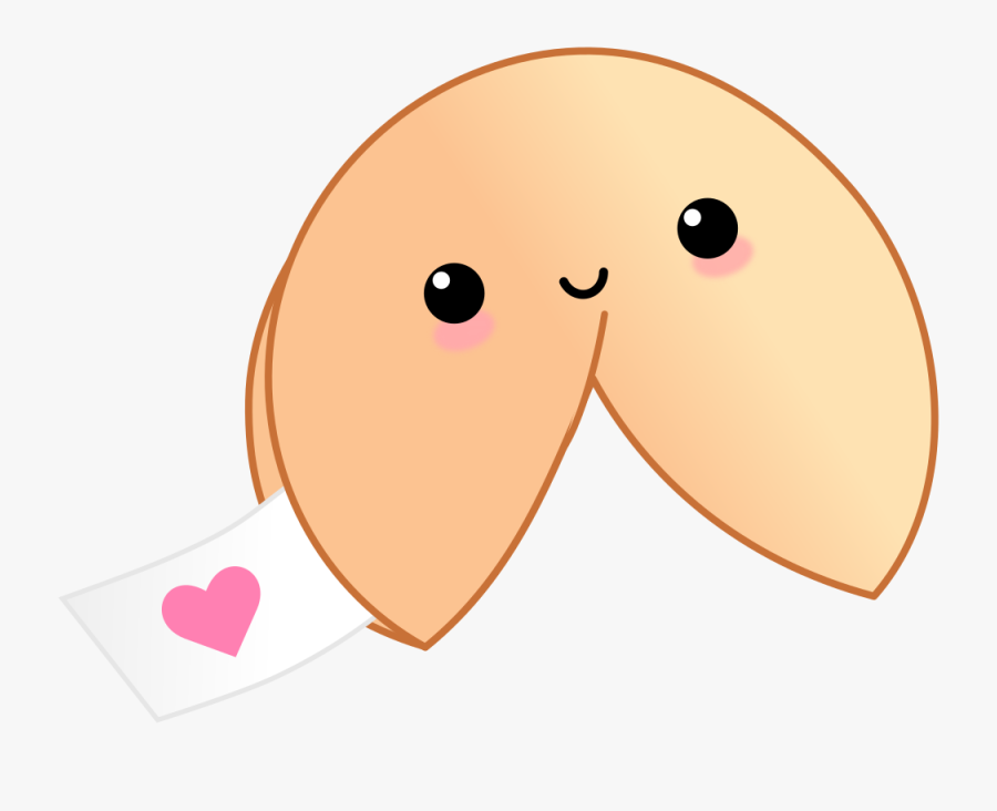 Beak,skin,pink - Cute Kawaii Fortune Cookie, Transparent Clipart