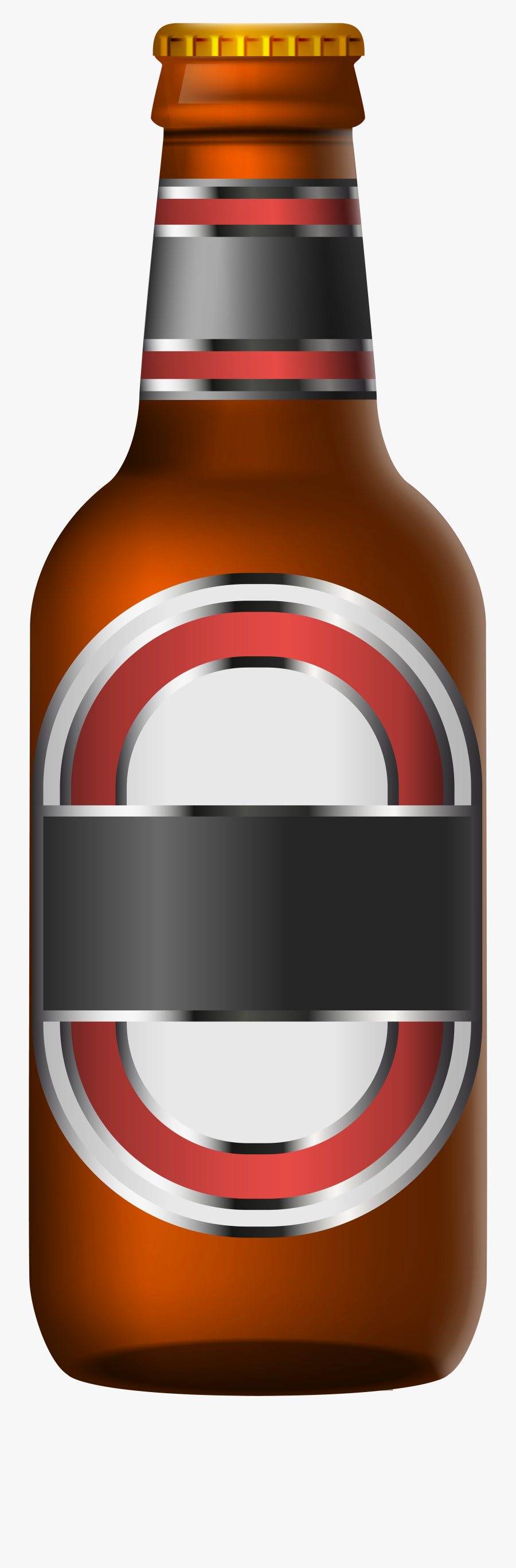 Bottle Transparent Png Clip - Beer Bottle Clip Art Png, Transparent Clipart