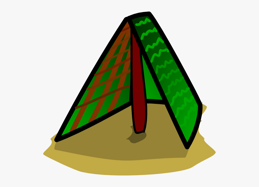 Tent - Clipart - Triangle Tent Clipart, Transparent Clipart