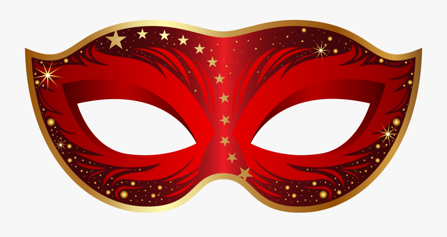 Red Carnival Mask Clip Art Im - Carnival Mask Png, Transparent Clipart
