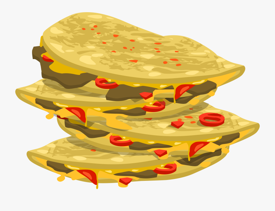 Mexican Food Clipart Png - Quesadilla Clipart Png, Transparent Clipart