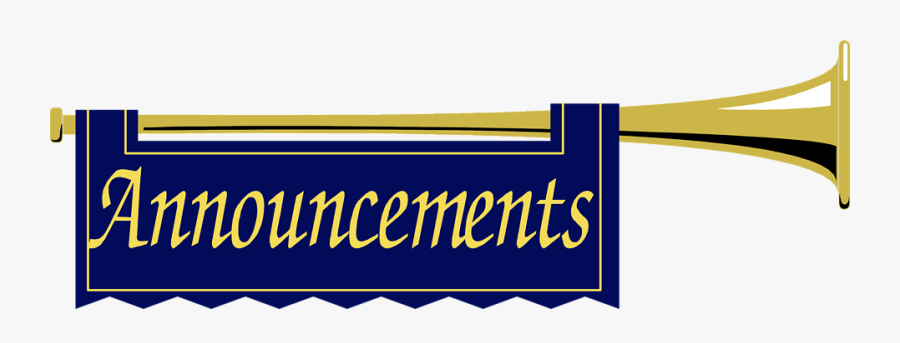 Announcement Clipart 6 A Horn With An Announcement - Announcements Clipart, Transparent Clipart