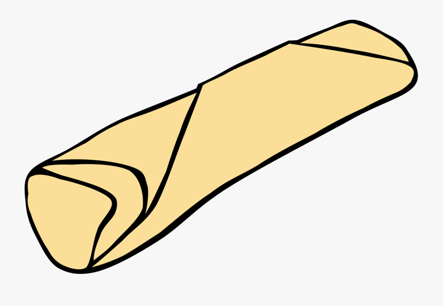 Area,yellow,shoe - Burrito Clipart, Transparent Clipart