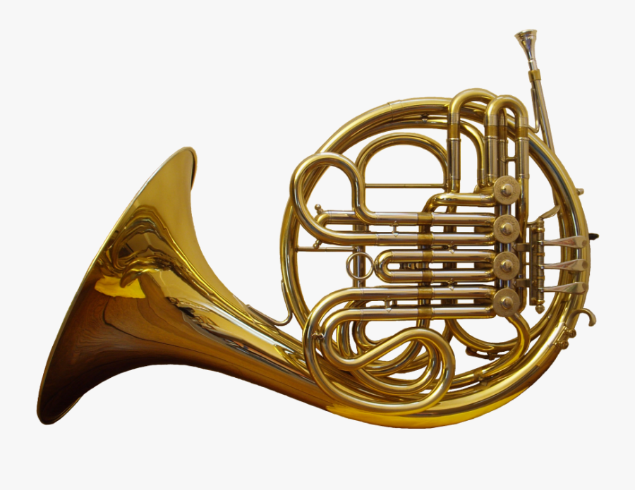 French Horn - French Horn Png, Transparent Clipart