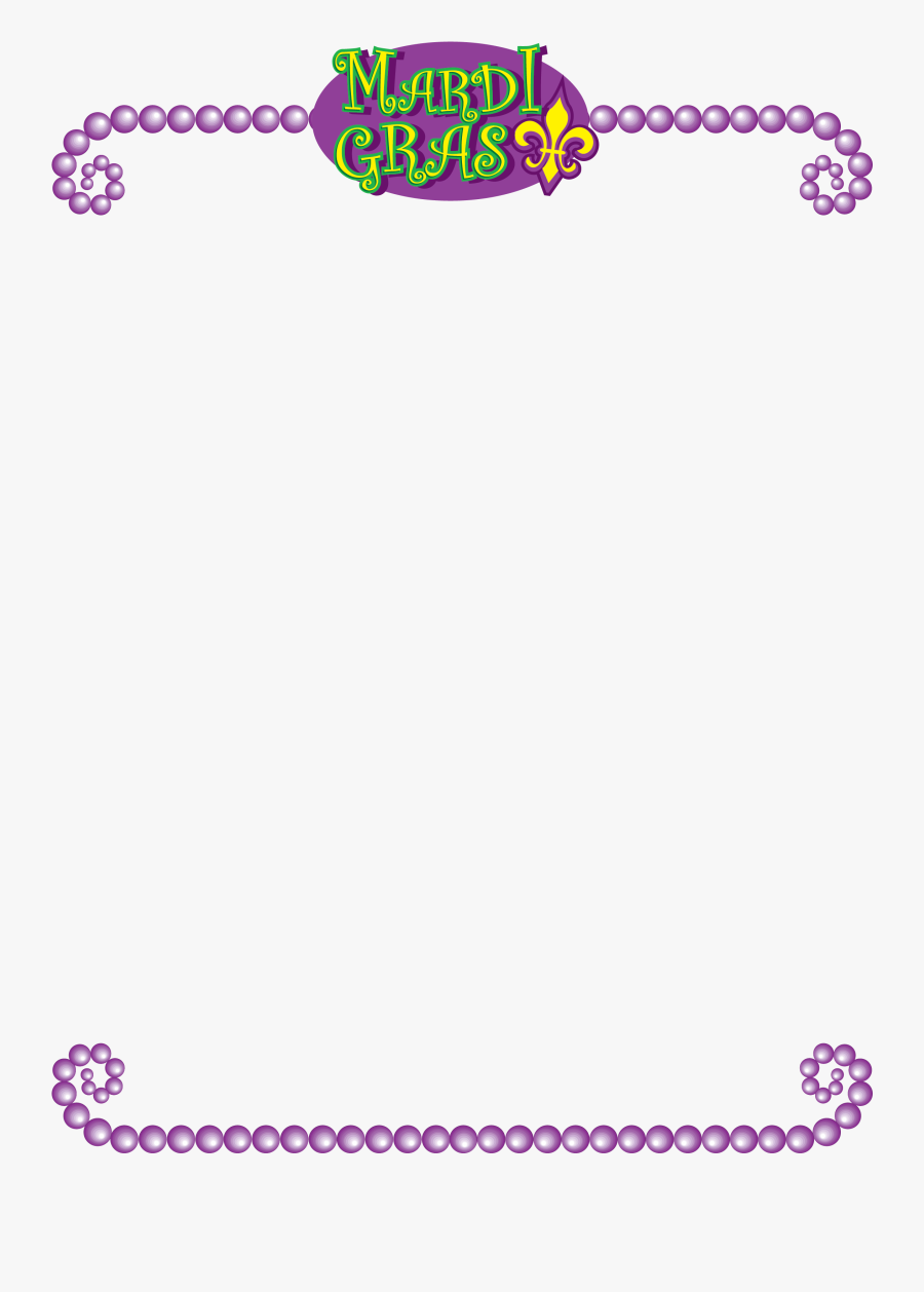 Mardi Gras Stationary, Transparent Clipart