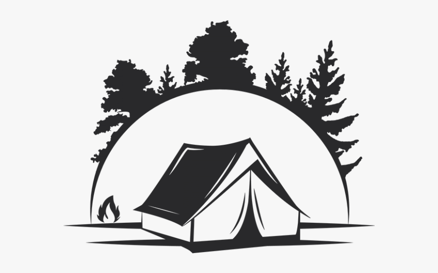 Tent Sticker Transparent Cartoon - Campout Geneva Al, Transparent Clipart