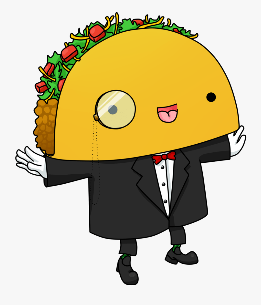 Cartoon Taco Clipart - Cartoon Taco, Transparent Clipart