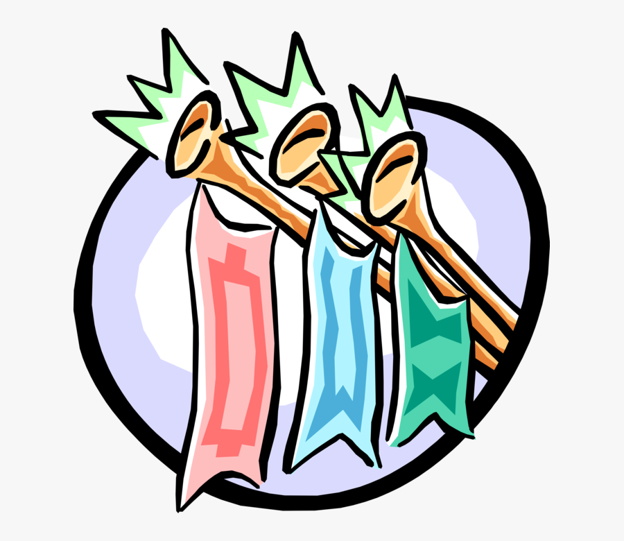 Vector Illustration Of Trumpet Horn Brass Musical Instrument, Transparent Clipart