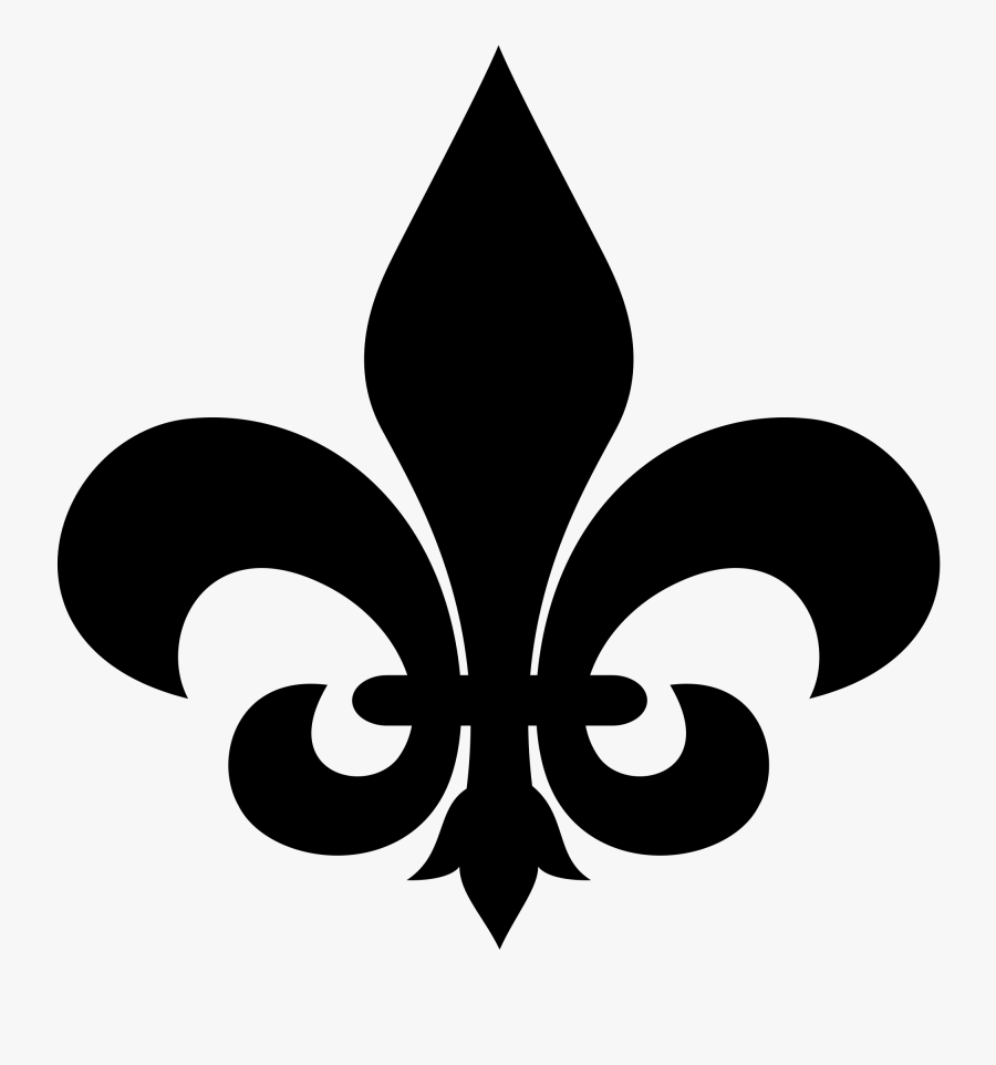 Clip Art Svg Stock Huge - Fleur De Lis, Transparent Clipart
