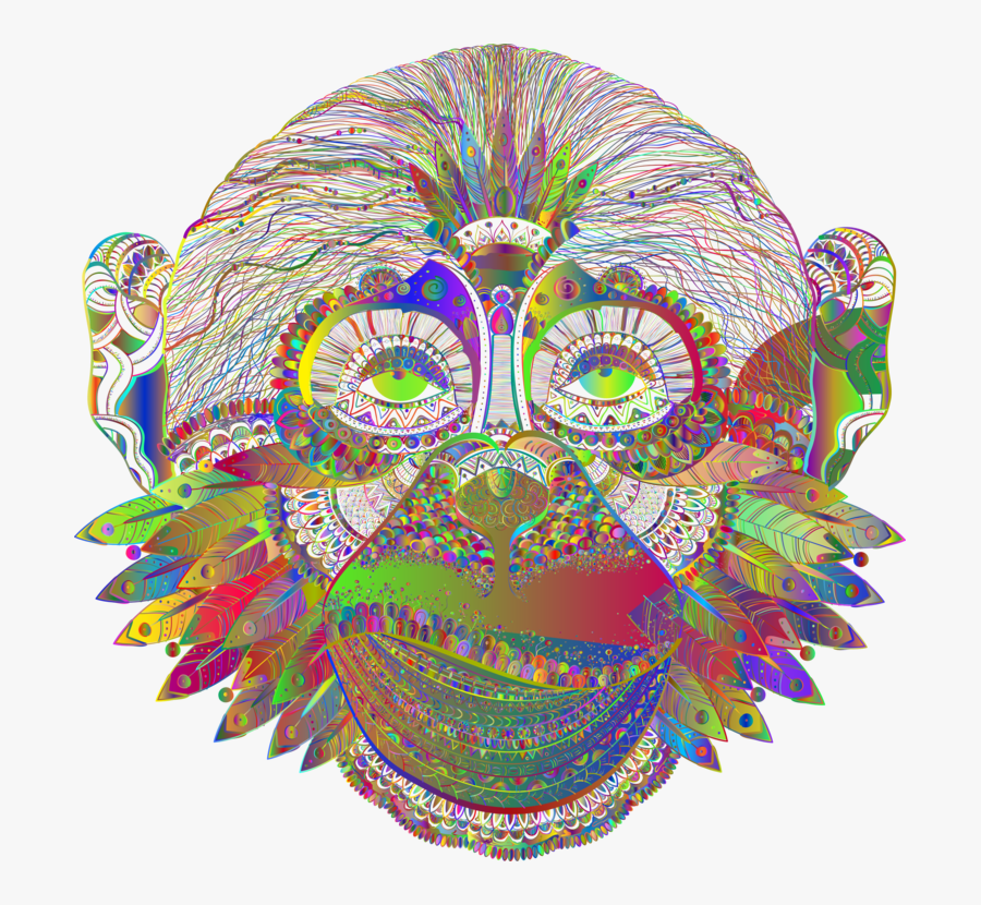 Art,psychedelic Art,mardi Gras - Illustration, Transparent Clipart