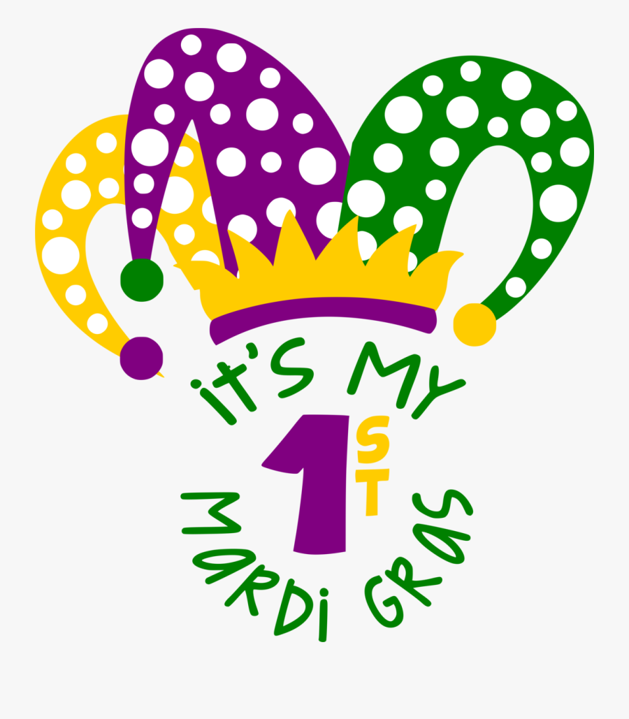 My First Mardi Gras Svg, Transparent Clipart