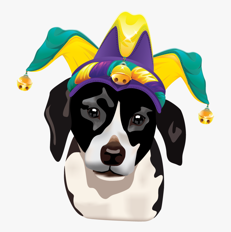Mardi - Mardi Gras Dog Clipart, Transparent Clipart