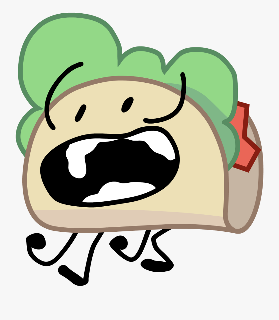Transparent Tacos Clipart - Bfb Taco Asset, Transparent Clipart