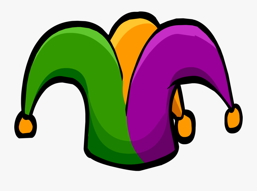 Club Penguin Clip Art - Jester Hat Transparent Background, Transparent Clipart