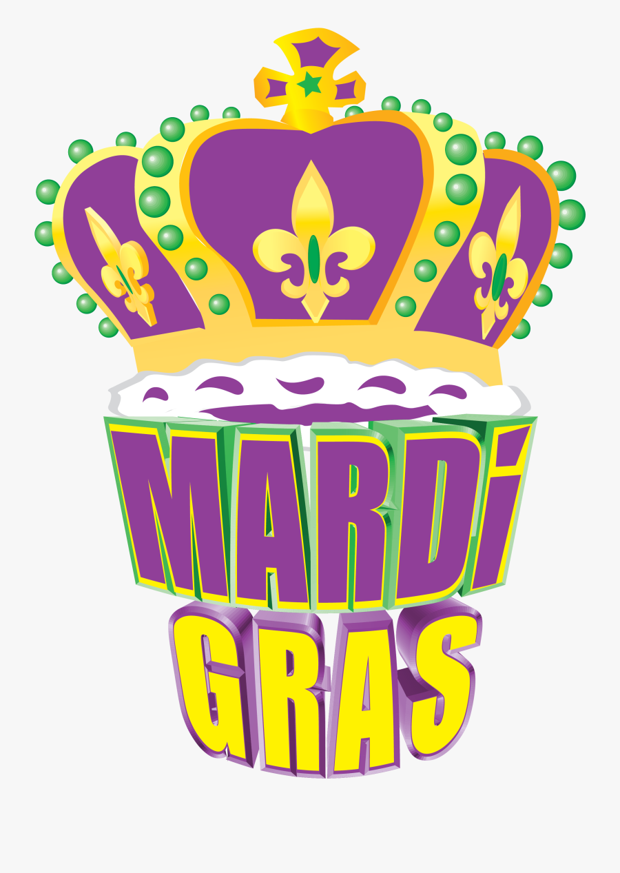Mardi Gras Stationary - Mardi Gras New Orleans Logo, Transparent Clipart