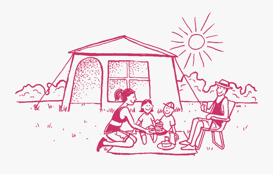 Wicksteed Park Camping - Illustration, Transparent Clipart