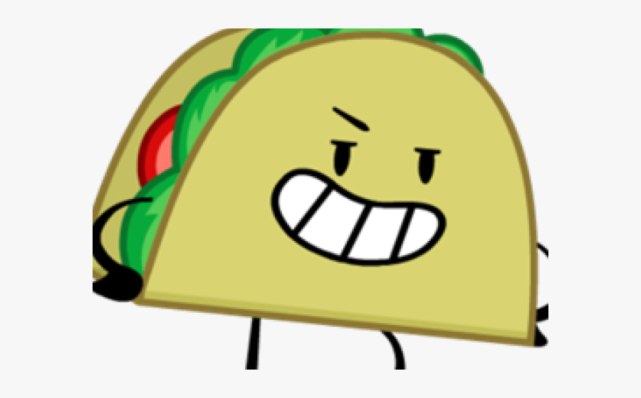 Tacos Clipart Smiley - Inanimate Insanity Bfb Taco , Free Transparent Clipa...