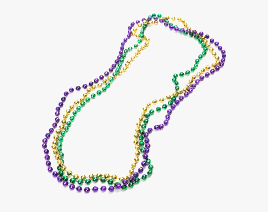 Mardi Gras Transparent Background - Clipart Mardi Gras Beads, Transparent Clipart