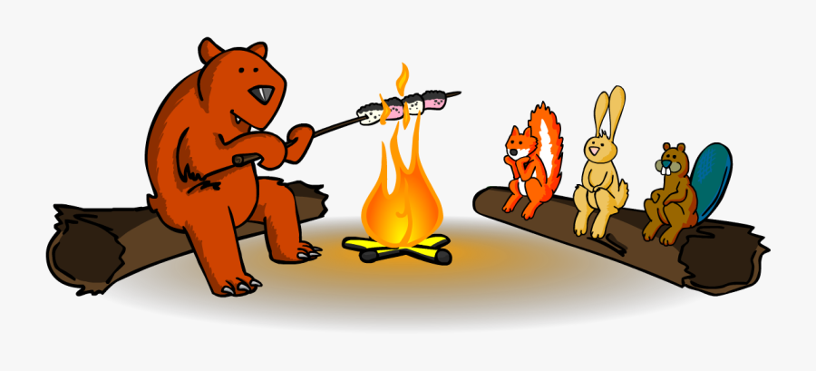 Camper Clipart Camping Theme - Cartoon, Transparent Clipart