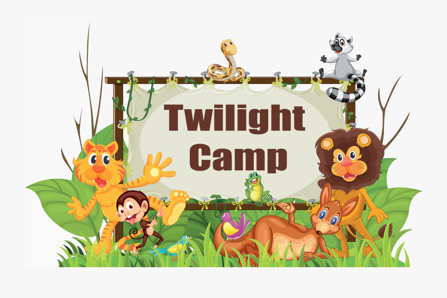 Transparent Camping Clipart - Zoo Cartoon, Transparent Clipart