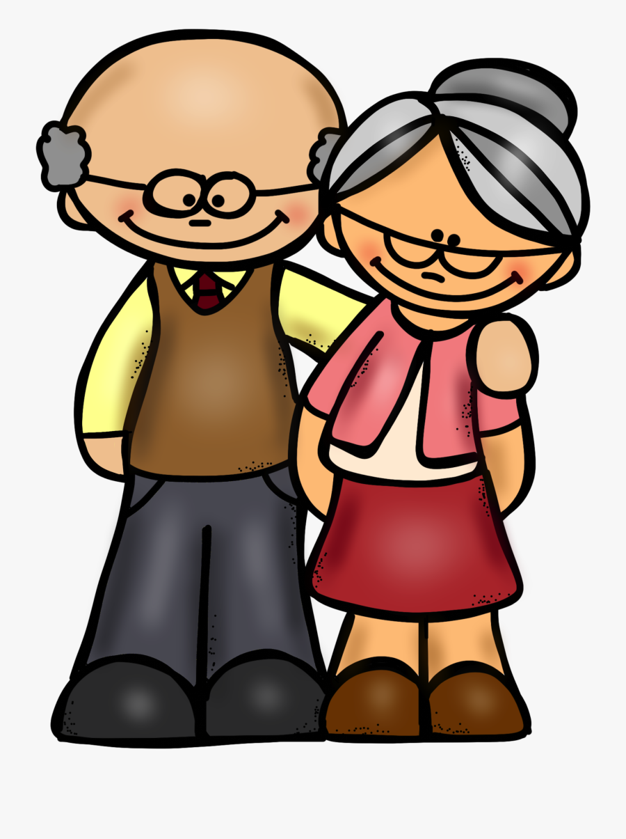 Monday, September 11th - Grandparents Day To Color, Transparent Clipart