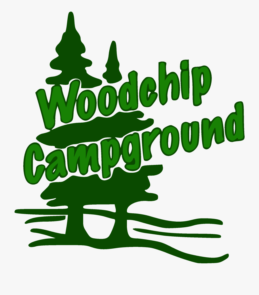 Woodchip Campground Logo, Transparent Clipart