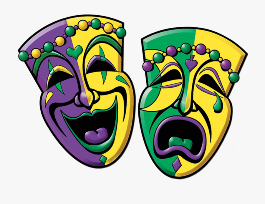 Mardi Gras Masks Png, Transparent Clipart