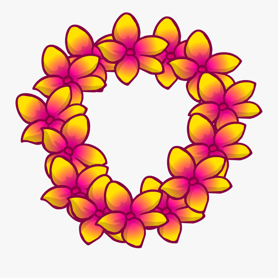 Hawaiian Leis Clip Art, Transparent Clipart