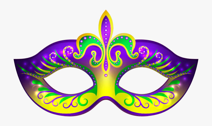 mardi gras mask no background