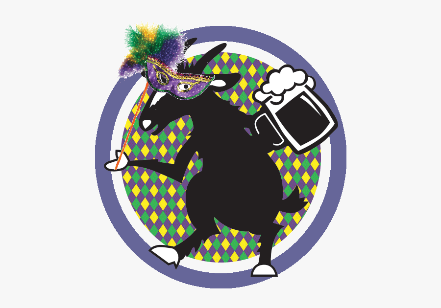 Thirsty Goat Logo, Transparent Clipart