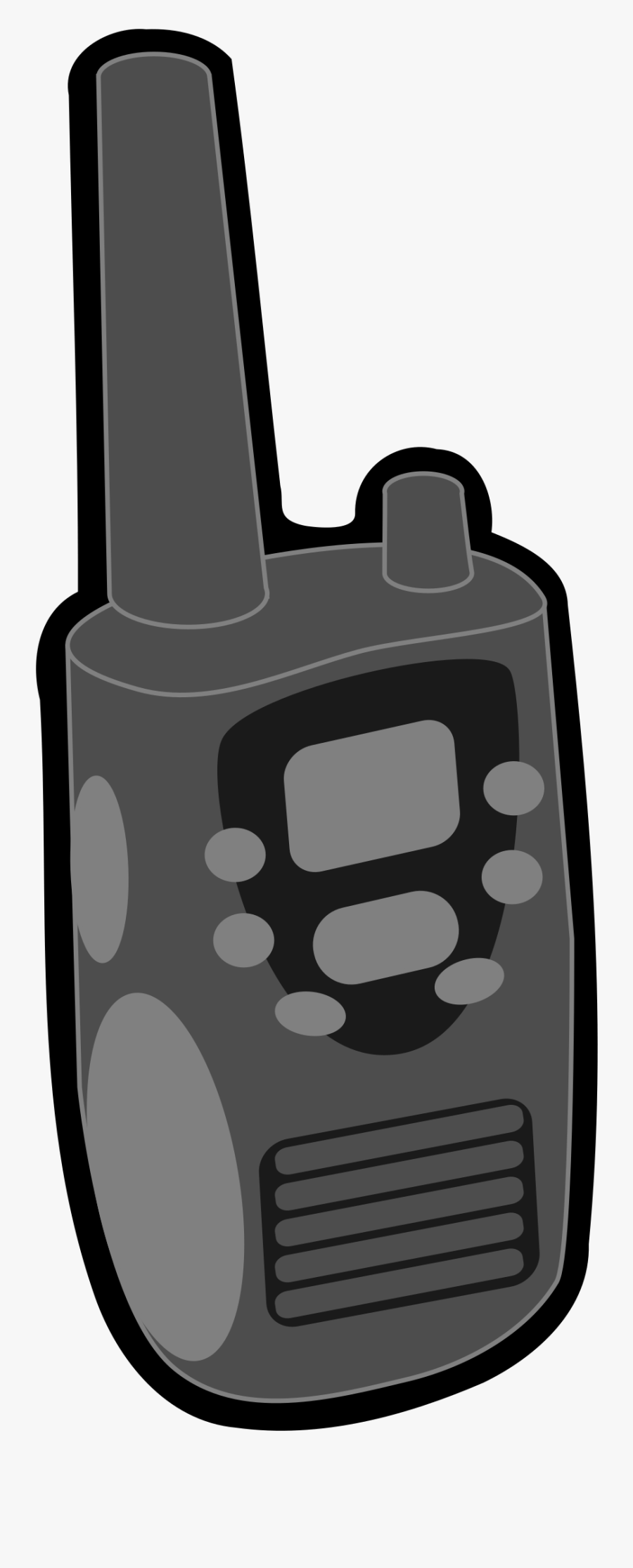 Clipart - Walkie Talkie Clip Art, Transparent Clipart