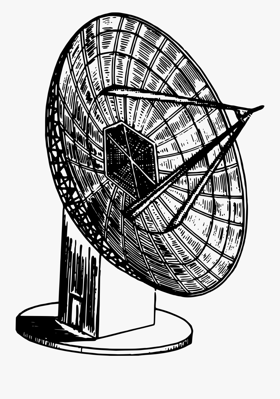 Onlinelabels Clip Art Radiotelescope - Radio Telescope Clipart Png, Transparent Clipart