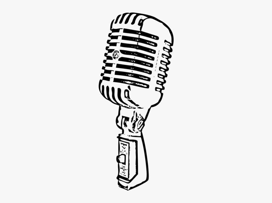 Radio Mike Clip Art Png Image Free Download Searchpng - Microphone Drawing ...