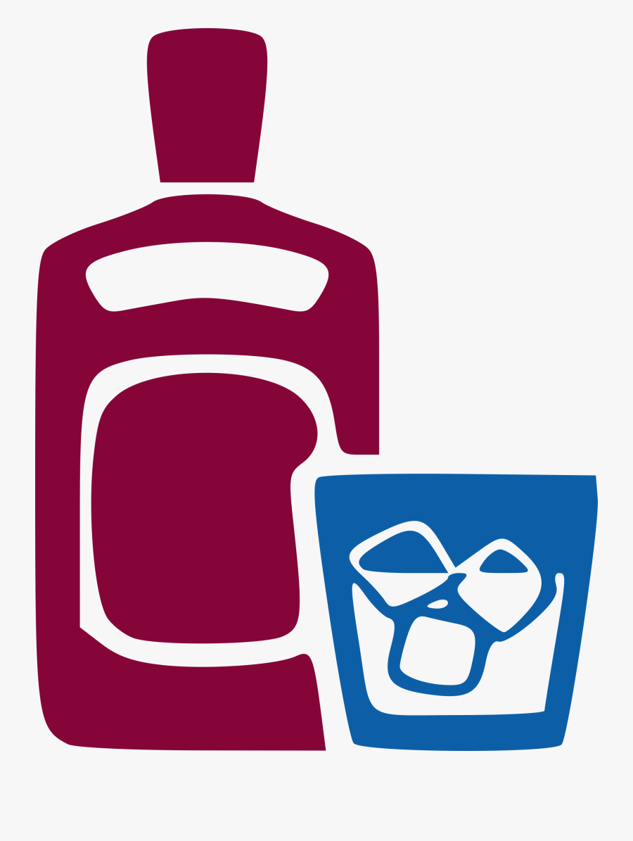 Clip Art Black And White Stock Clipart Alcohol - Bottle Of Alcohol Clipart, Transparent Clipart