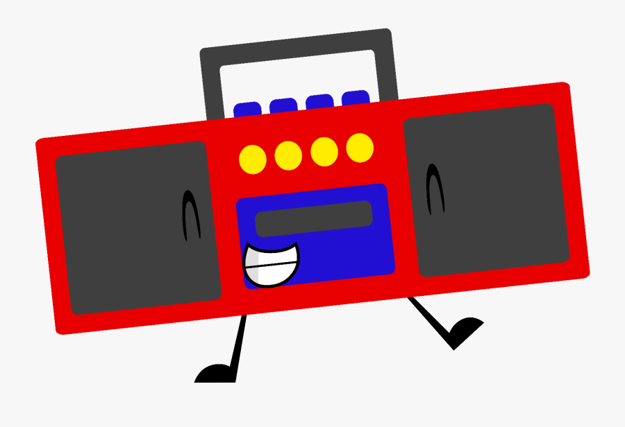 Vector Black And White Stock Boombox Clipart Radio - Object Oppose Girly Ball, Transparent Clipart