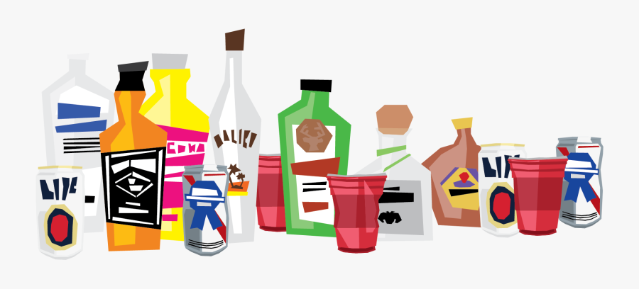 Liquor Clipart Party Drink - Clip Art Alcohol Png, Transparent Clipart