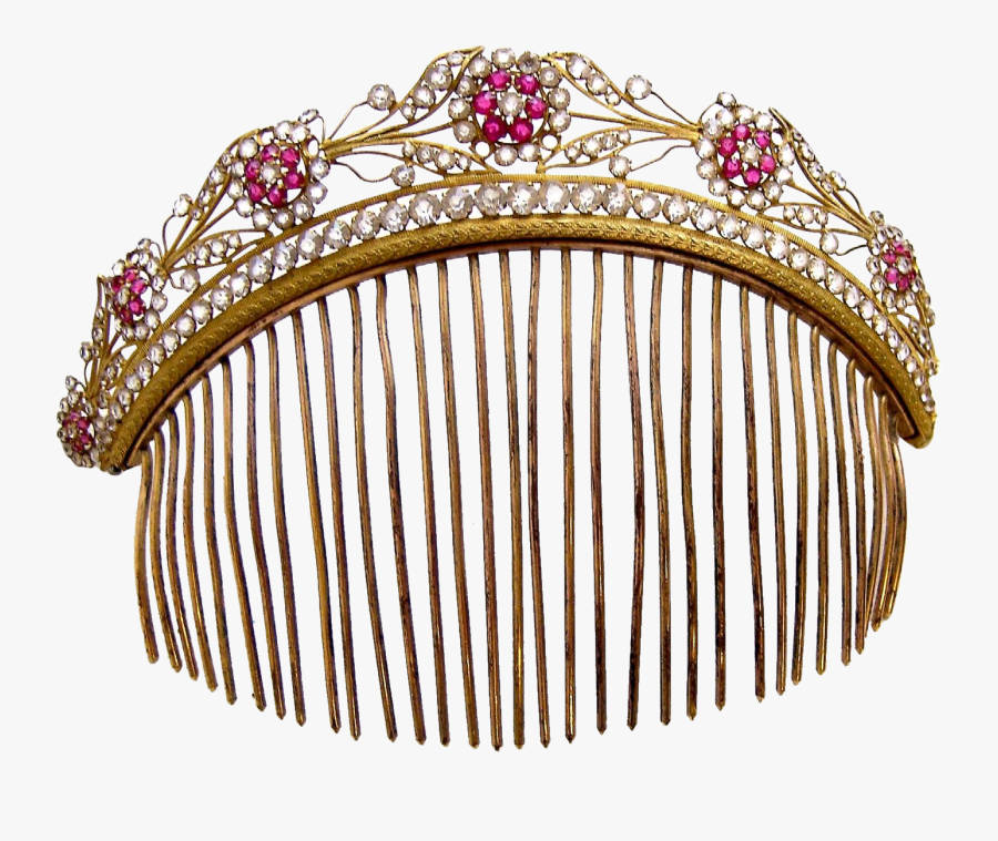 Regency Fire Gilded Tiara Clipart , Png Download - Headpiece, Transparent Clipart