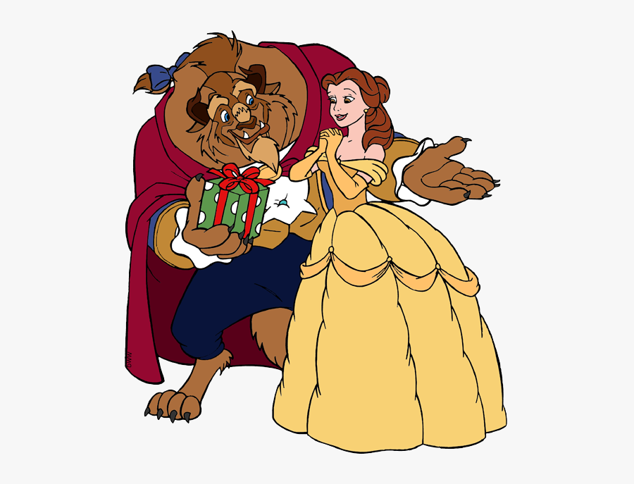 Clipart Disney Beauty And The Beast Christmas, Transparent Clipart