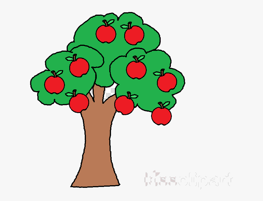 Apple Tree Flower Transparent Image Clipart Free Png - Apples On A Tree Clipart, Transparent Clipart