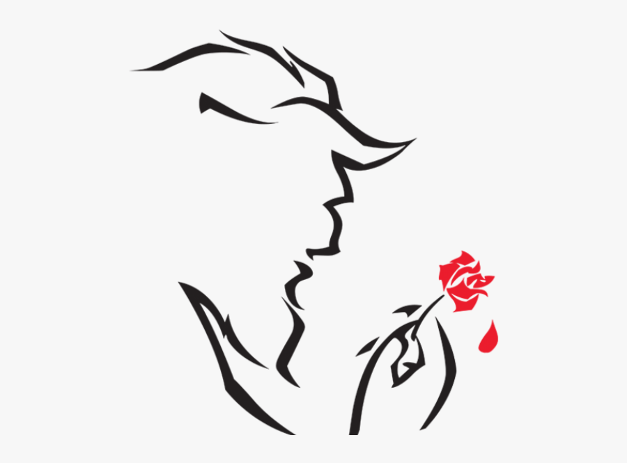 Beauty And The Beast - Beauty And The Beast Design, Transparent Clipart
