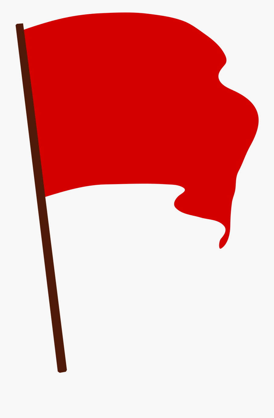 Red Flag Png - Transparent Red Flag Warning, Transparent Clipart