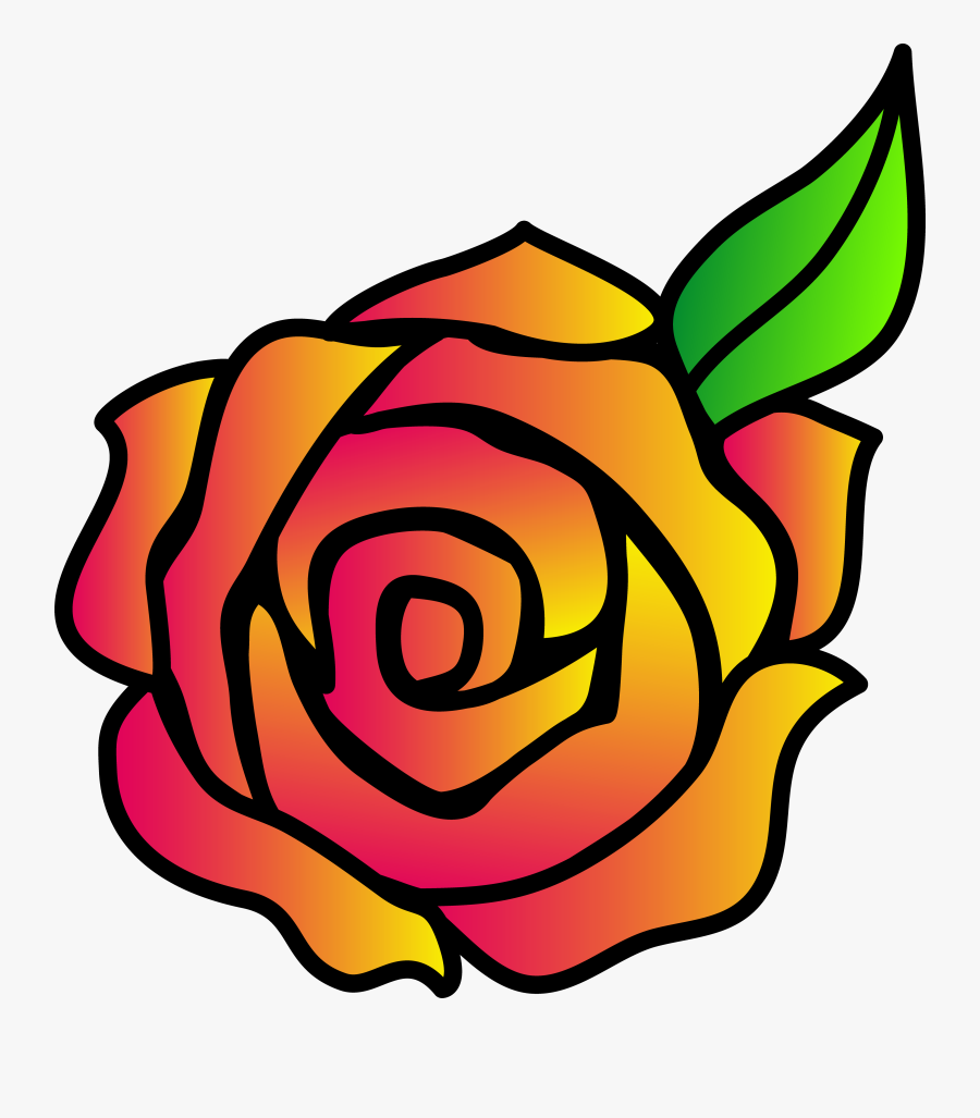 Transparent Hybrid Clipart - Cartoon Rose In Beauty And The Beast, Transparent Clipart