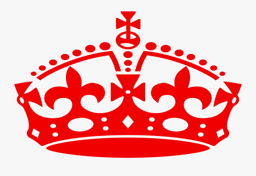 Red Crown Tiara Clipart - Keep Calm Crown, Transparent Clipart